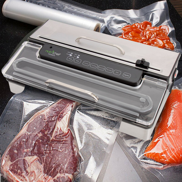 NutriChef Automatic Foodsaver System Air Seal Machine External Vacuum
